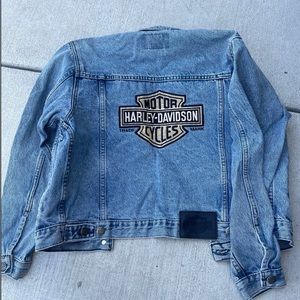 Vintage Women’s Harley Davidson Denim Jacket